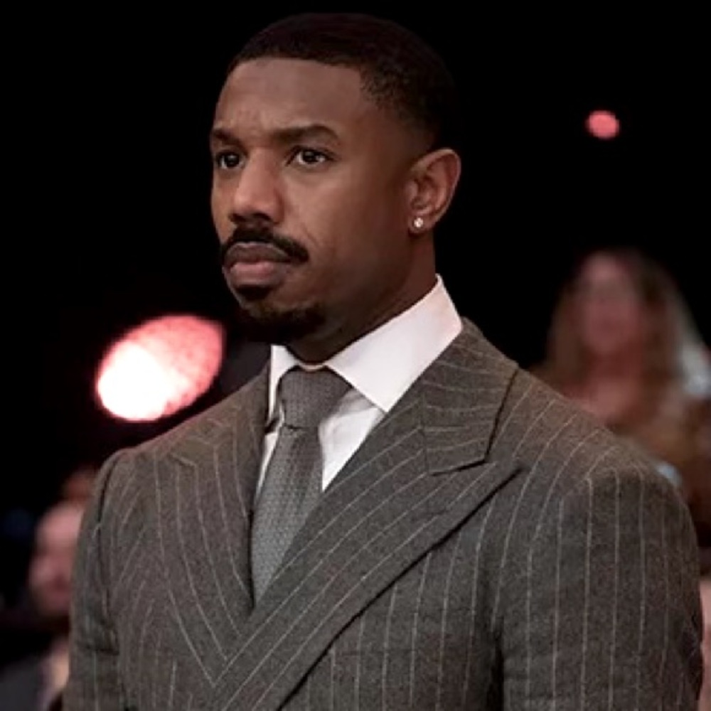 Dark Grey Chalk stripe Polo Suit
